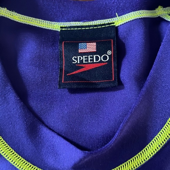 Speedo Men's Blue Rashguard - Picture 5 of 8